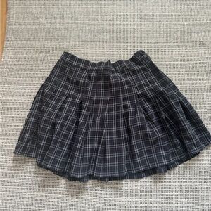 Aerie Plaid Pleated Skirt